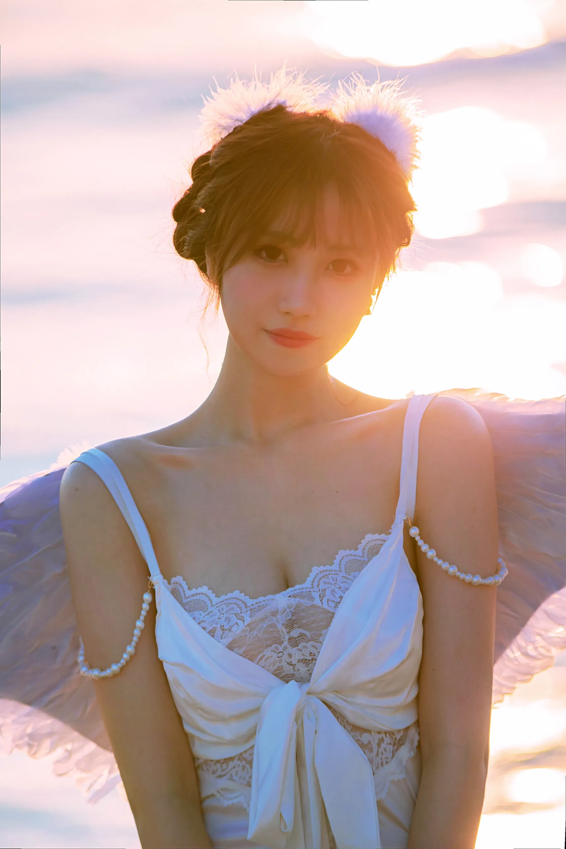 念雪ww – NO.35 海边神明少女 [50P]插图1